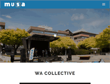 Tablet Screenshot of musa.org.nz